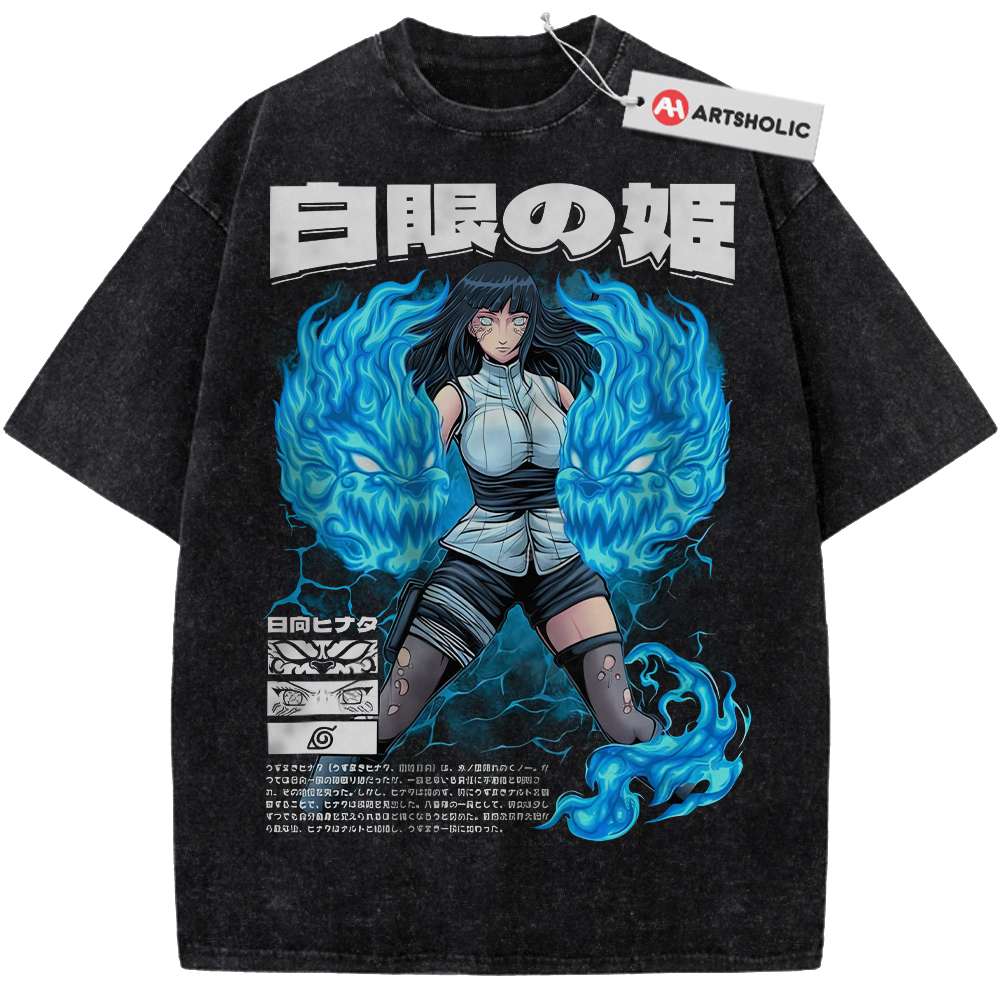 Hinata Hyuga Shirt, Naruto Shirt, Anime Shirt, Vintage T-Shirt