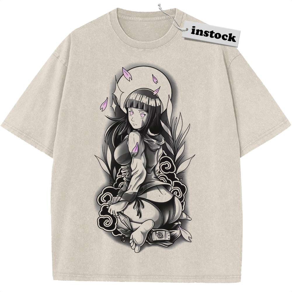 Hinata Hyuga Shirt, Naruto Shirt, Anime Shirt, Vintage Tee