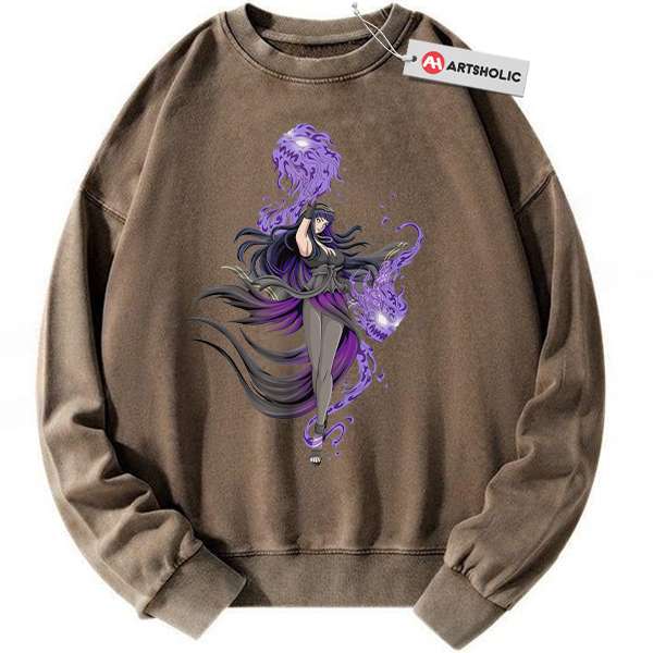 Alternative view of Hinata Hyuga Sweatshirt, Naruto Sweatshirt, Anime Sweatshirt, Vintage Sweatshirt