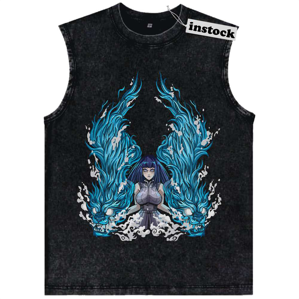 Hinata Hyuga Tank Top, Naruto Tank Top, Anime Tank Top, Vintage Tank Top