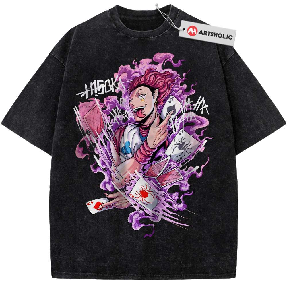 Alternative view of Hisoka Shirt, Hunter x Hunter Shirt, HxH Shirt, Anime Shirt, Vintage T-Shirt