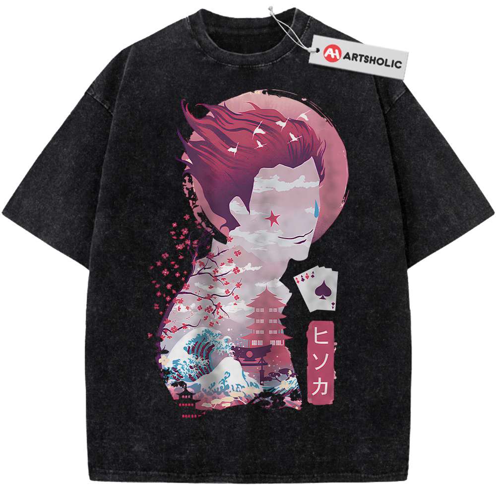Alternative view of Hisoka Shirt, Hunter x Hunter Shirt, HxH Shirt, Anime Shirt, Vintage Tee