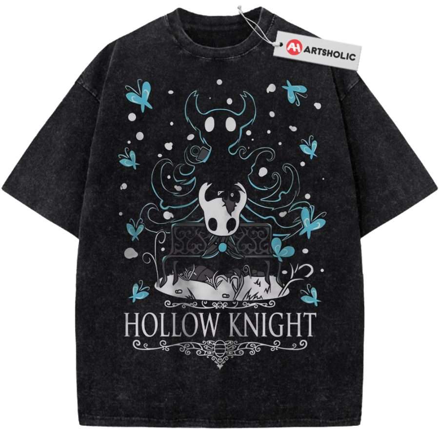 Alternative view of Hollow Knight Shirt, Game Shirt, Vintage Tee
