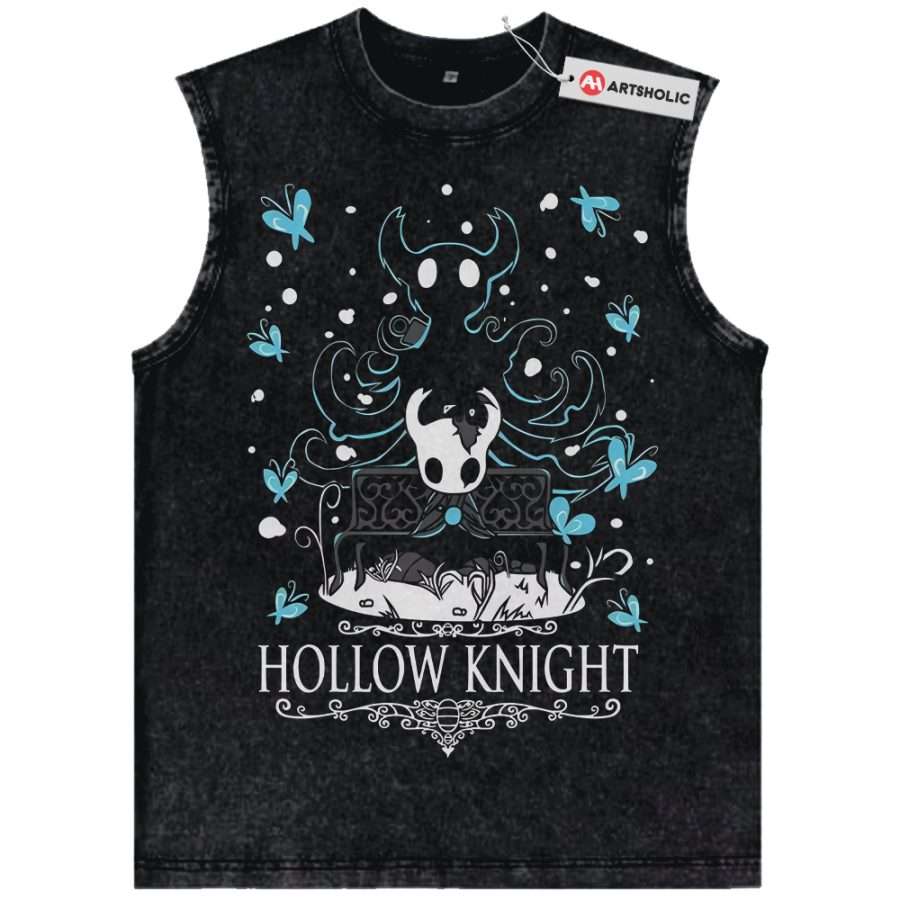 Alternative view of Hollow Knight Tank Top, Game Tank Top, Vintage Tank Top