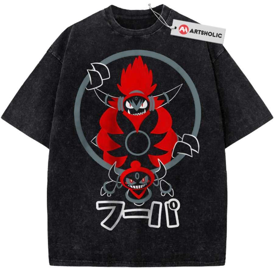Alternative view of Hoopa Shirt, Pokemon shirt, Anime Shirt, Vintage Tee