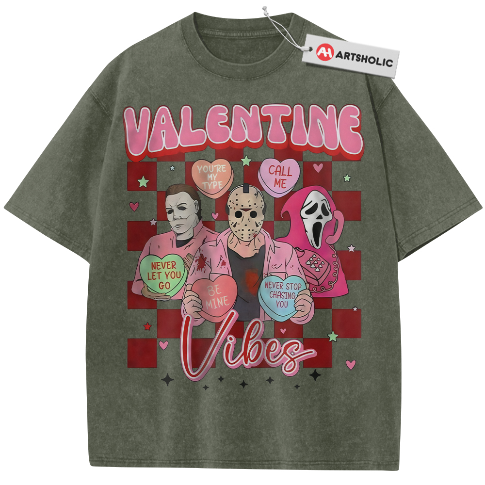 Alternative view of Horror Shirt, Valentine's Day Shirt, Movie Shirt, Vintage Tee