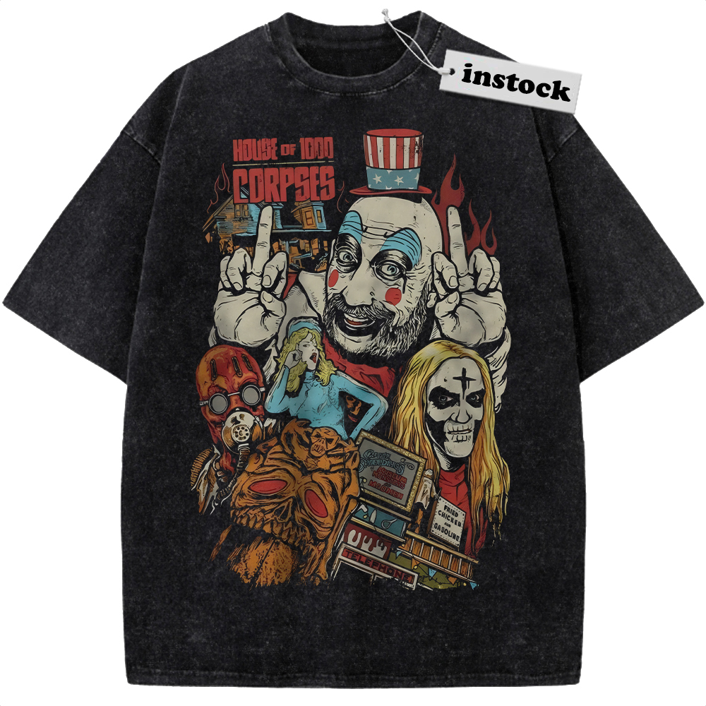House of 1000 Corpses Shirt, Horror Movie Shirt, Halloween Shirt, Vintage Tee