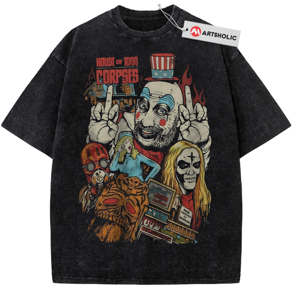 House of 1000 Corpses Shirt, Horror Movie Shirt, Halloween Shirt, Vintage Tee