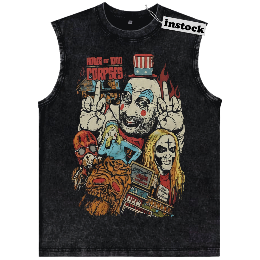 House of 1000 Corpses Tank Top, Horror Movie Tank Top, Halloween Tank Top, Vintage Tank Top