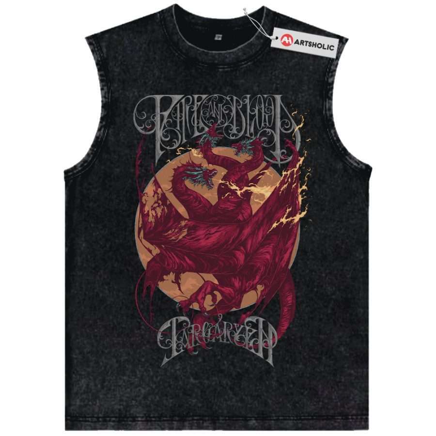 Alternative view of House Of The Dragon Tank Top, Game Of Thrones Tank Top, Movie Tank Top, Vintage Tank Top
