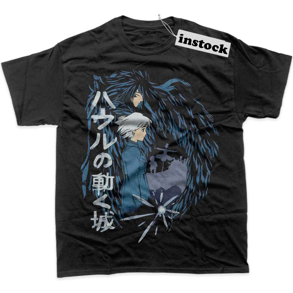 Howl's Moving Castle Shirt, Studio Ghibli Shirt, Anime Shirt, Graphic Tee