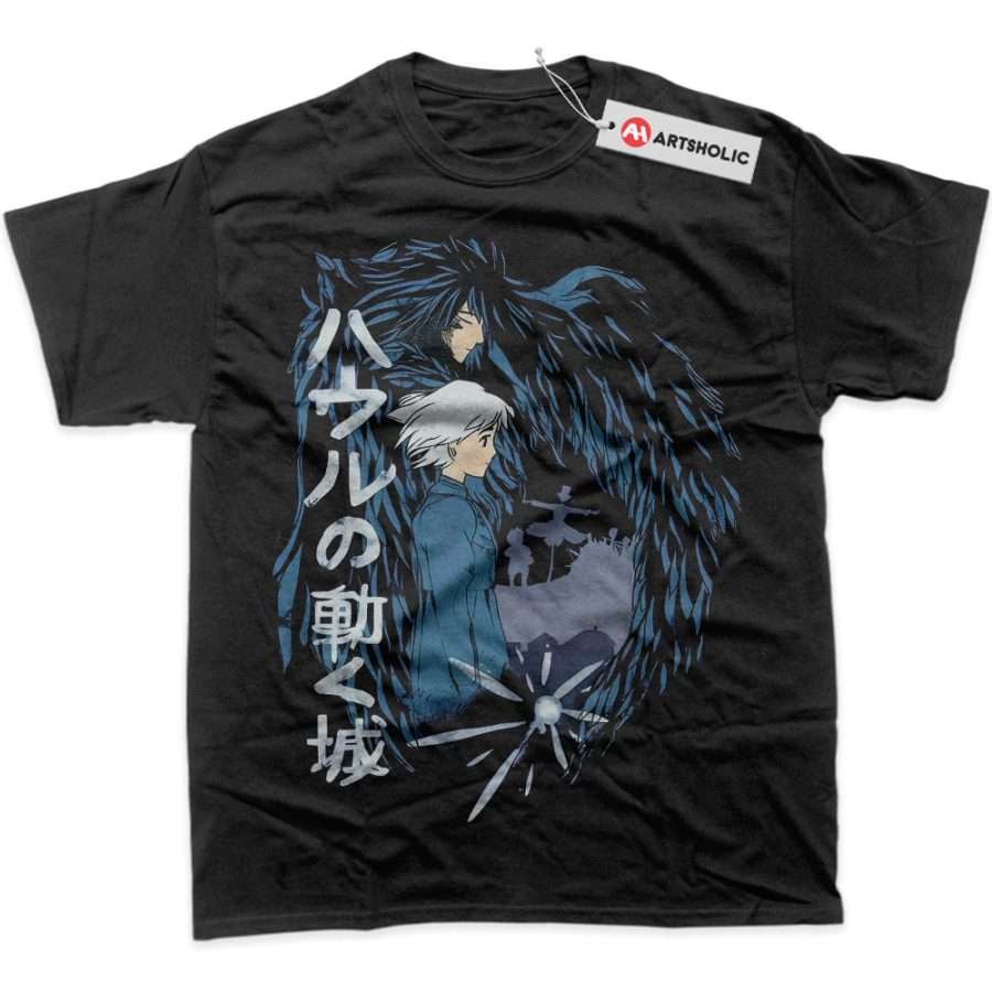 Alternative view of Howl's Moving Castle Shirt, Studio Ghibli Shirt, Anime Shirt, Graphic Tee