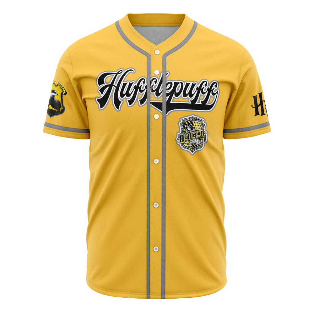 Hufflepuff House Harry Potter Custom Baseball Jersey - Otaku Hall