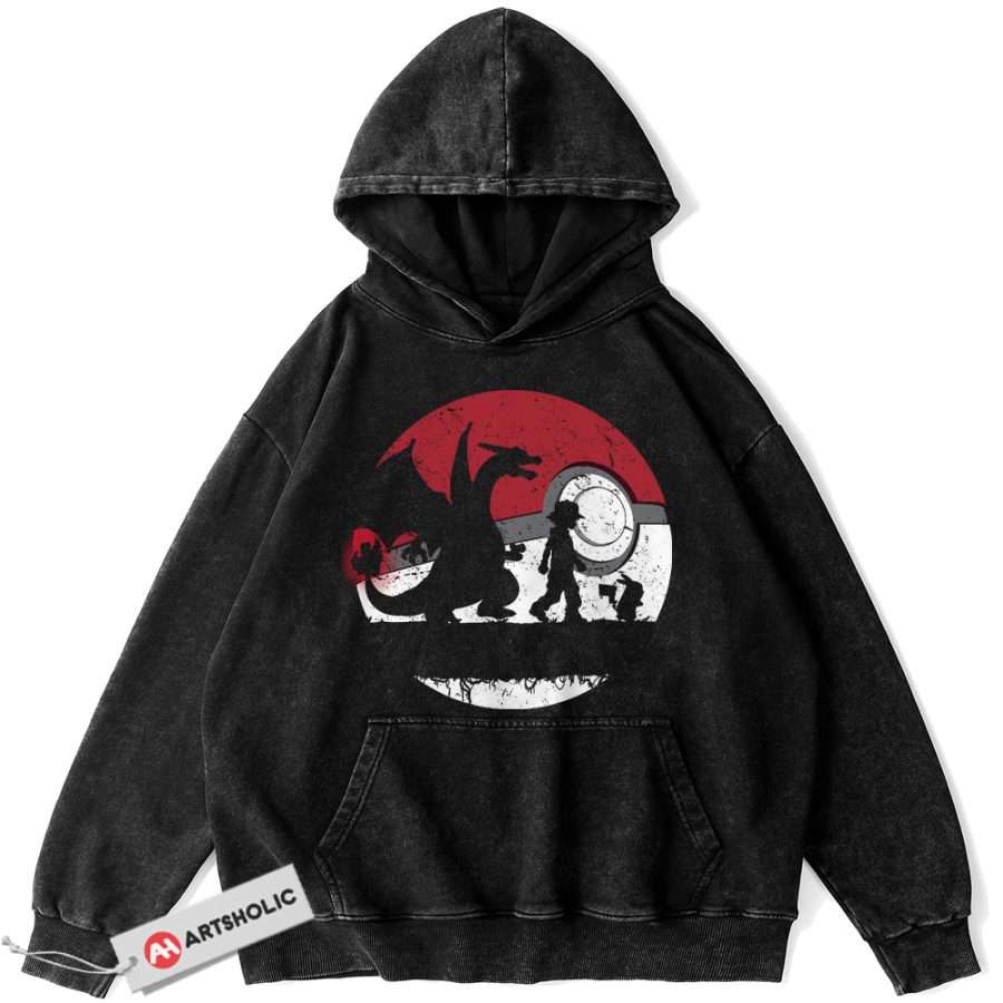 Alternative view of Hukuna Matata Hoodie, Pokemon Hoodie, Anime Hoodie, Vintage Hoodie