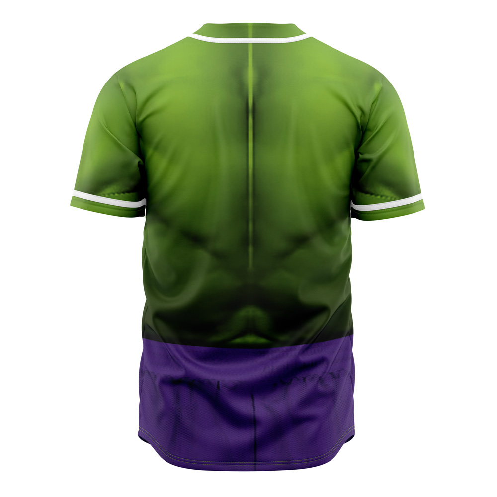 Alternative view of Hulk Cosplay Marvel Baseball Jersey