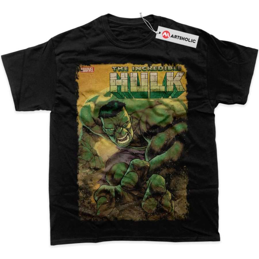 Alternative view of Hulk Shirt, Marvel Comics Shirt, Graphic Tee