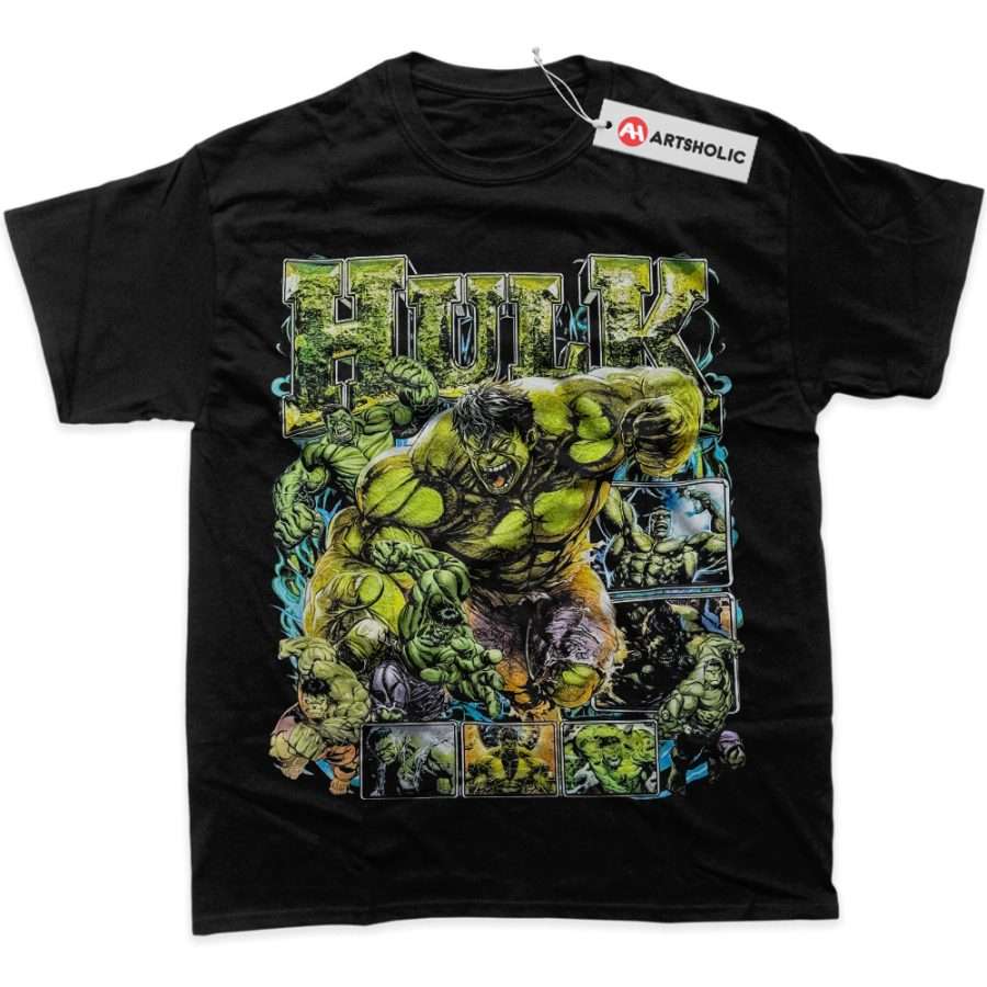 Alternative view of Hulk Shirt, Marvel Comics Shirt, Graphic Tee