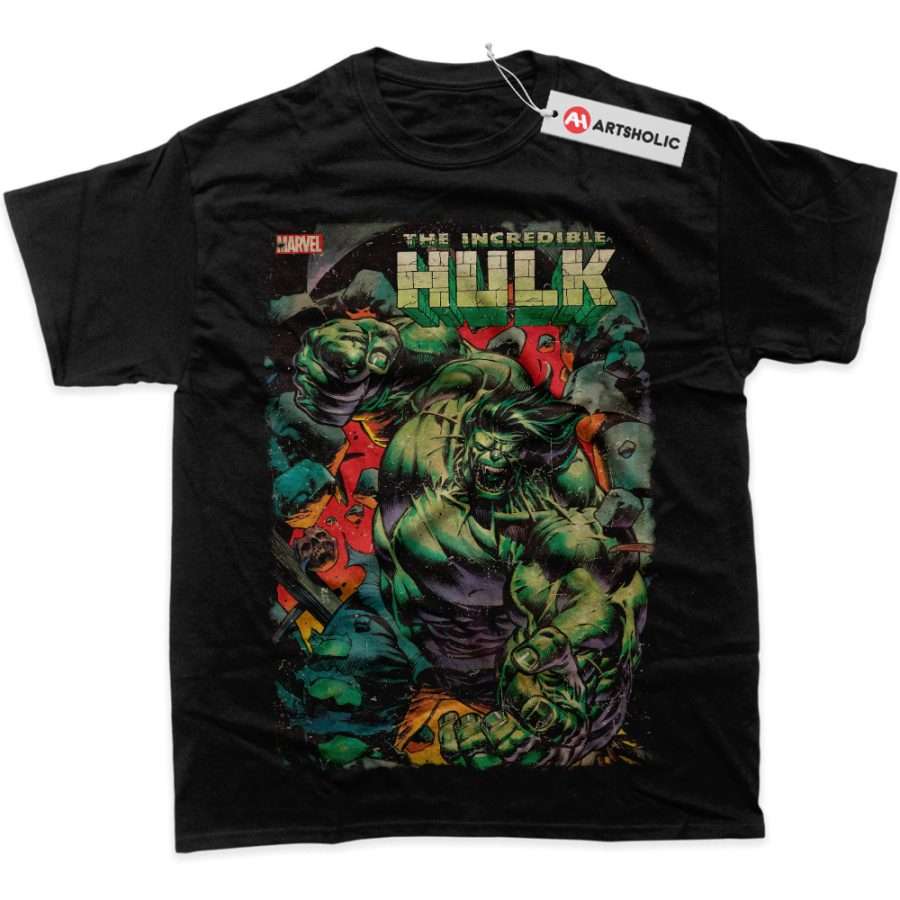 Alternative view of Hulk Shirt, Marvel Comics Shirt, Graphic Tee