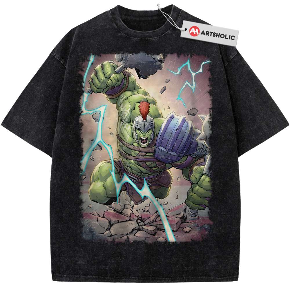 Alternative view of Hulk Shirt, Marvel Comics Shirt, Vintage T-Shirt