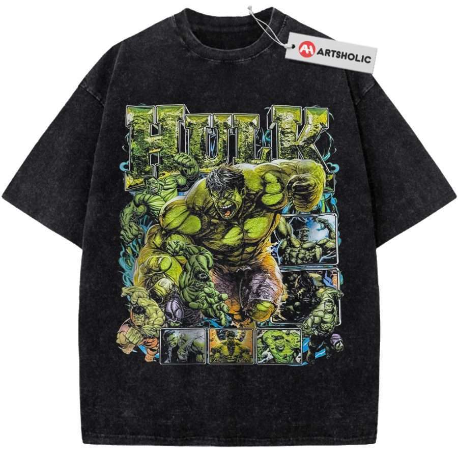 Alternative view of Hulk Shirt, Marvel Comics Shirt, Vintage Tee