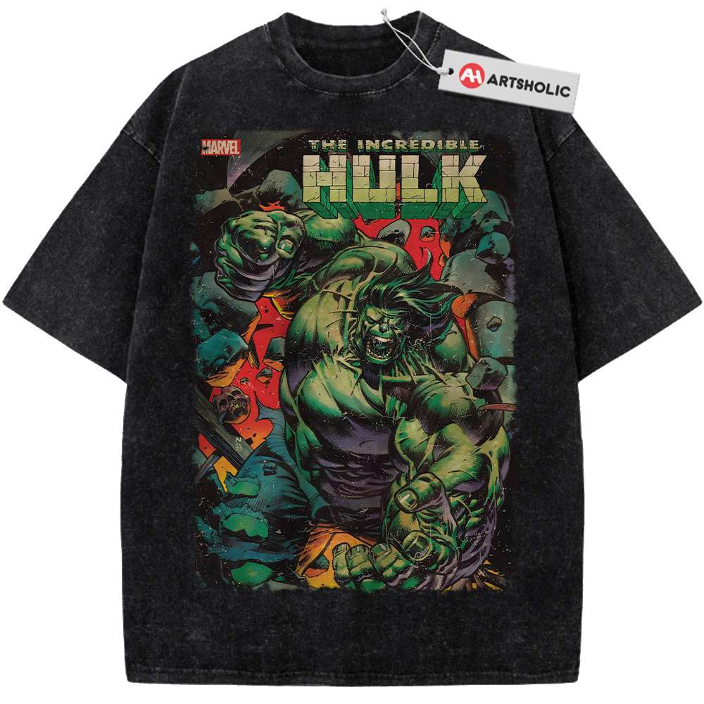 Alternative view of Hulk Shirt, Marvel Comics Shirt, Vintage Tee