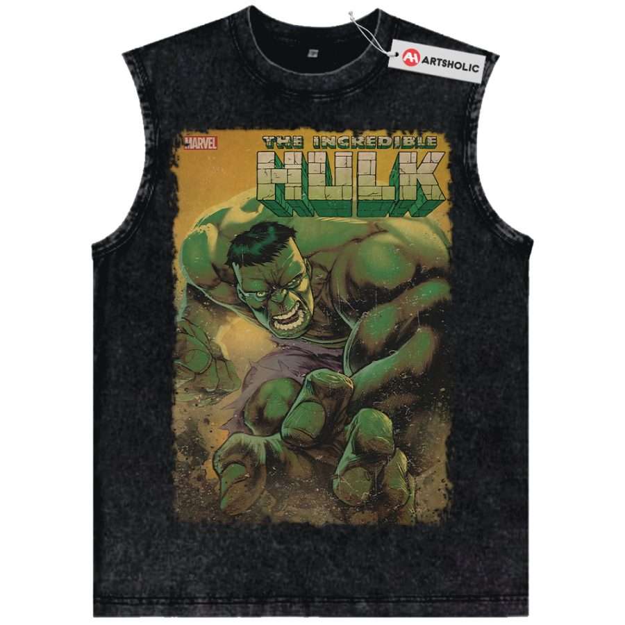 Alternative view of Hulk Tank Top, Marvel Comics Tank Top, Vintage Tank Top