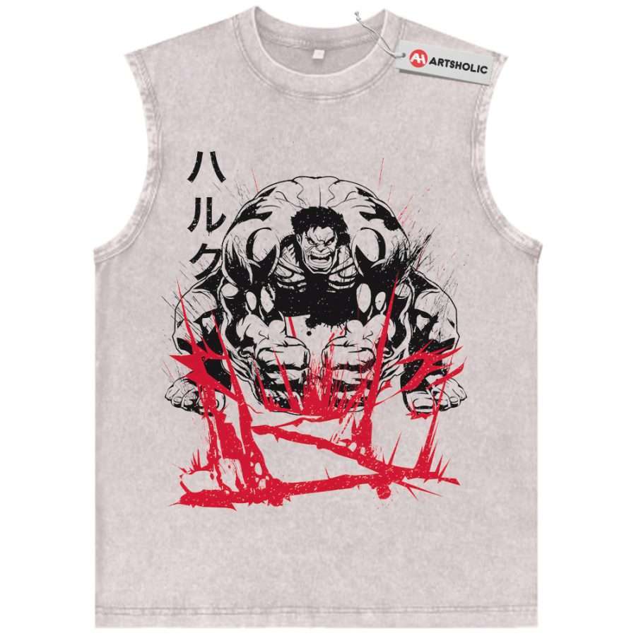 Alternative view of Hulk Tank Top, Marvel Comics Tank Top, Vintage Tank Top