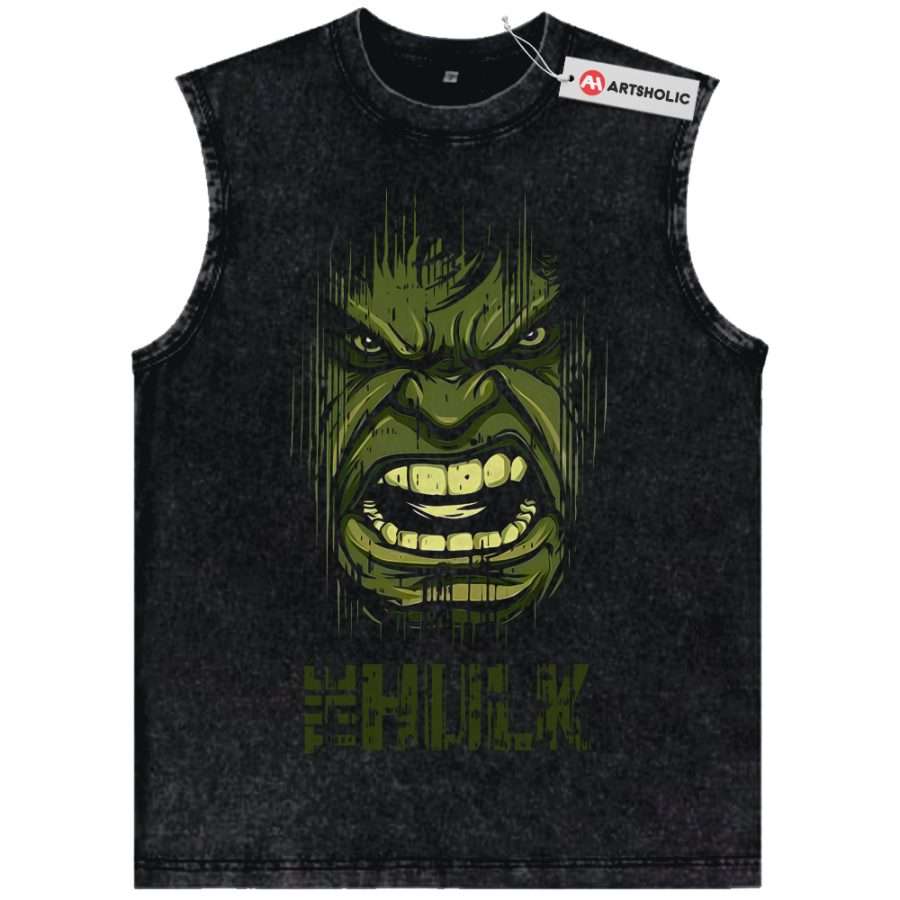 Alternative view of Hulk Tank Top, Marvel Comics Tank Top, Vintage Tank Top