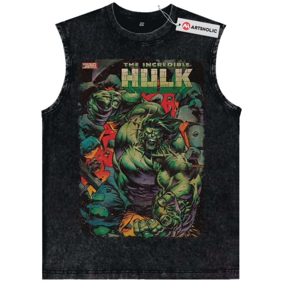 Alternative view of Hulk Tank Top, Marvel Comics Tank Top, Vintage Tank Top