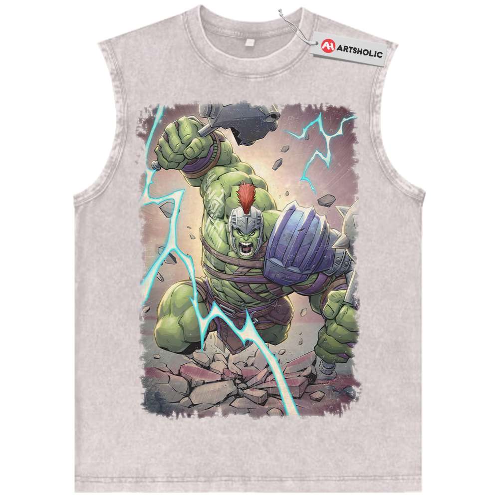 Alternative view of Hulk Tank Top, Marvel Comics Tank Top, Vintage Tank Top