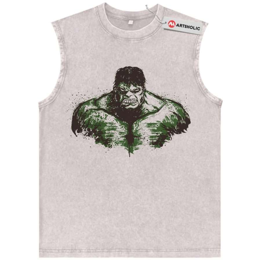 Alternative view of Hulk Tank Top, Marvel Comics Tank Top, Vintage Tank Top
