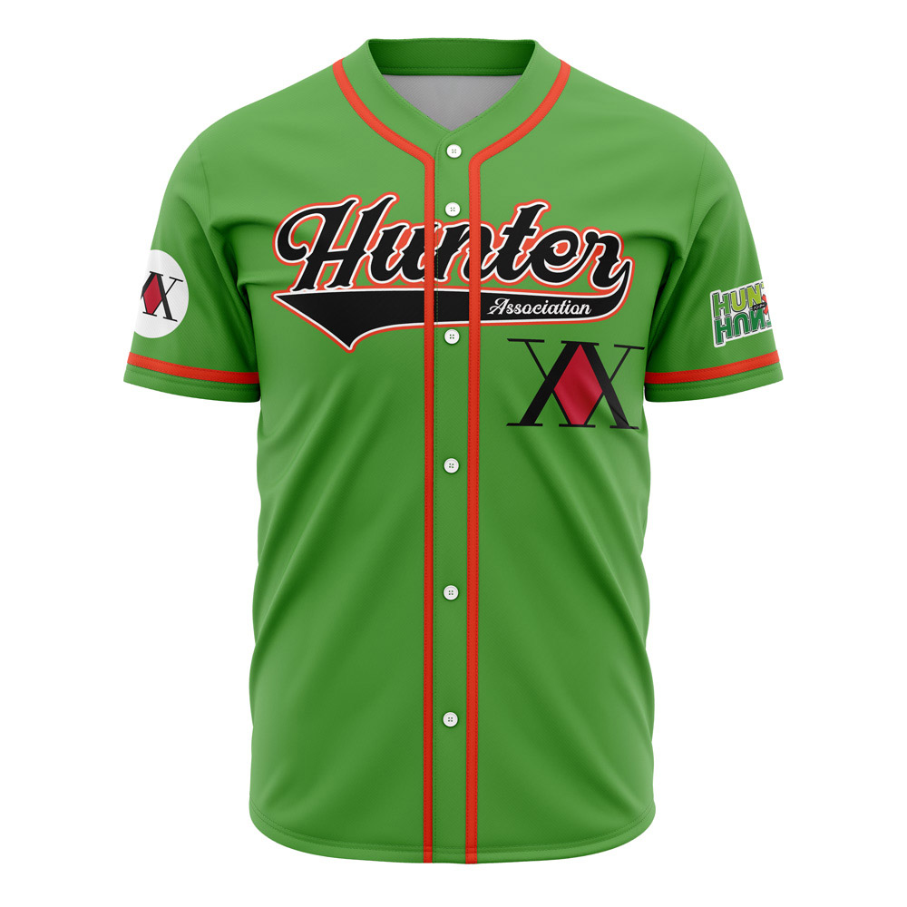 Hunter Association Gon Hunter X Hunter Custom Baseball Jersey - Otaku Hall