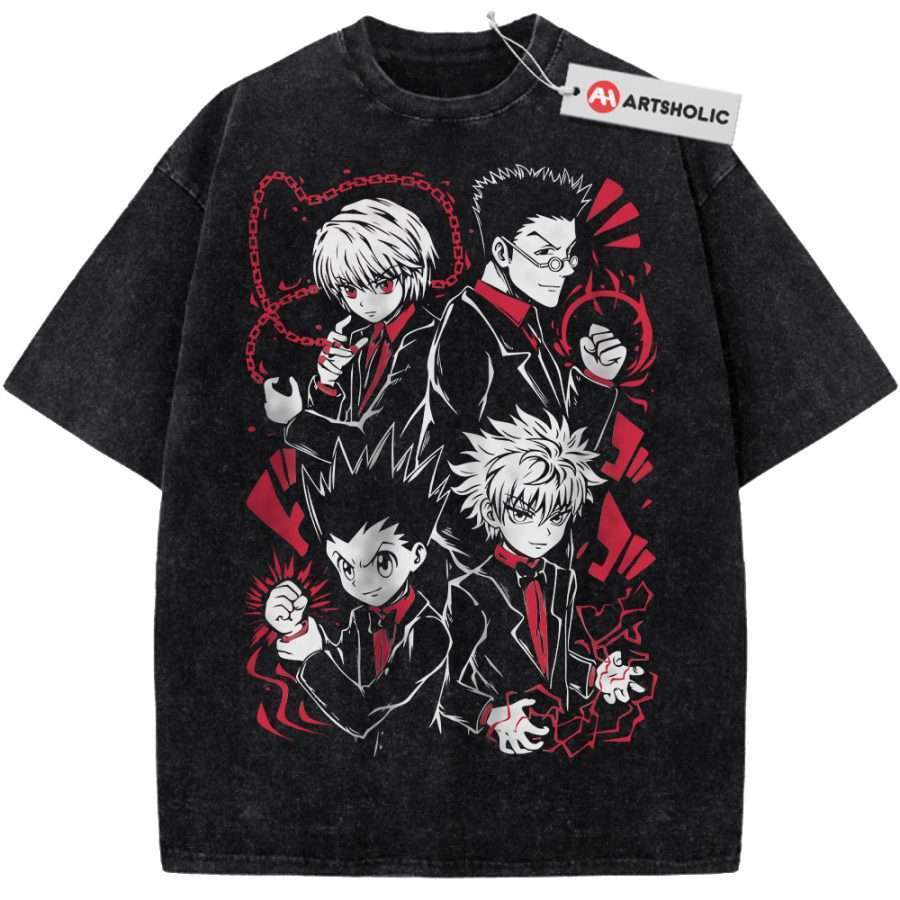 Alternative view of Hunter x Hunter Shirt, HxH Shirt, Anime Shirt, Vintage T-Shirt