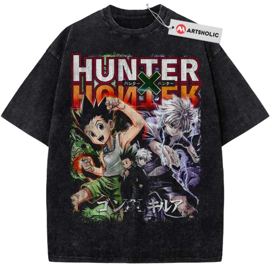 Alternative view of Hunter x Hunter Shirt, HxH Shirt, Anime Shirt, Vintage Tee