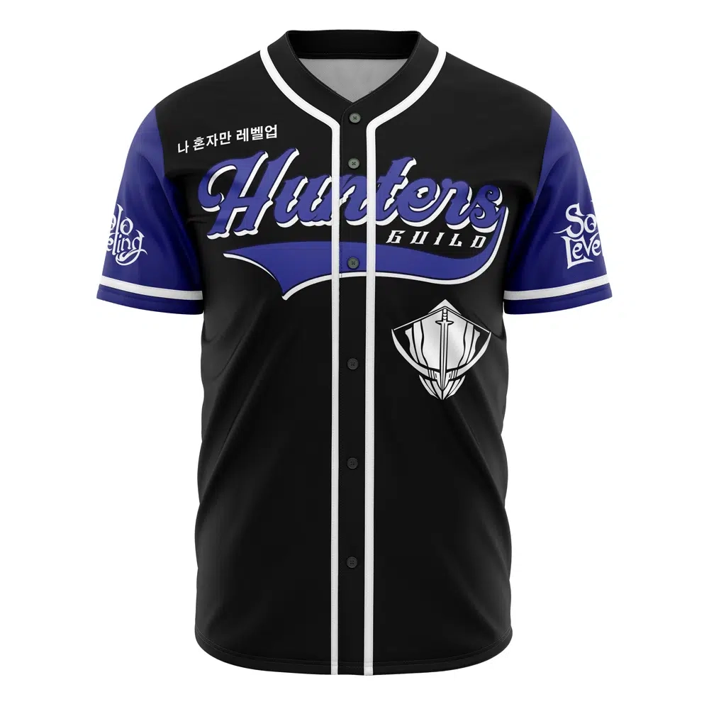 Hunters Guild Solo Leveling Custom Baseball Jersey - Otaku Hall