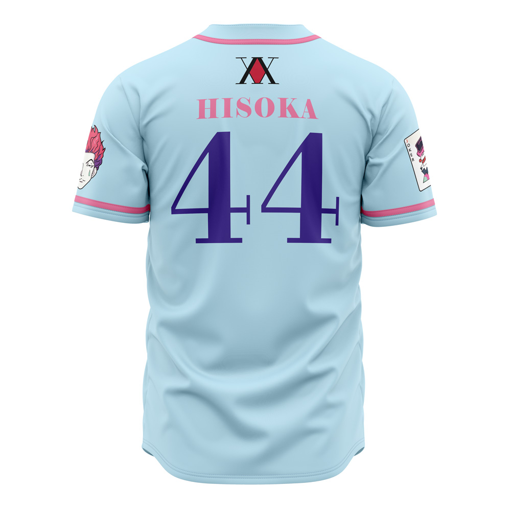 Alternative view of Hypnotic Eye Hisoka Hunter X Hunter Baseball Jersey