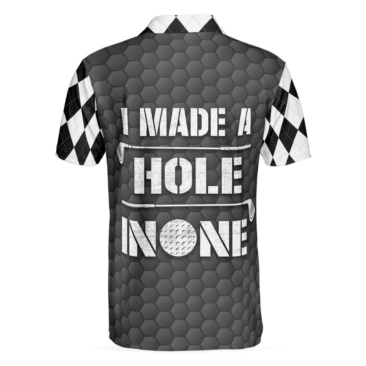 Alternative view of I Made A Bogey On Every Hole Argyle Polo Shirt