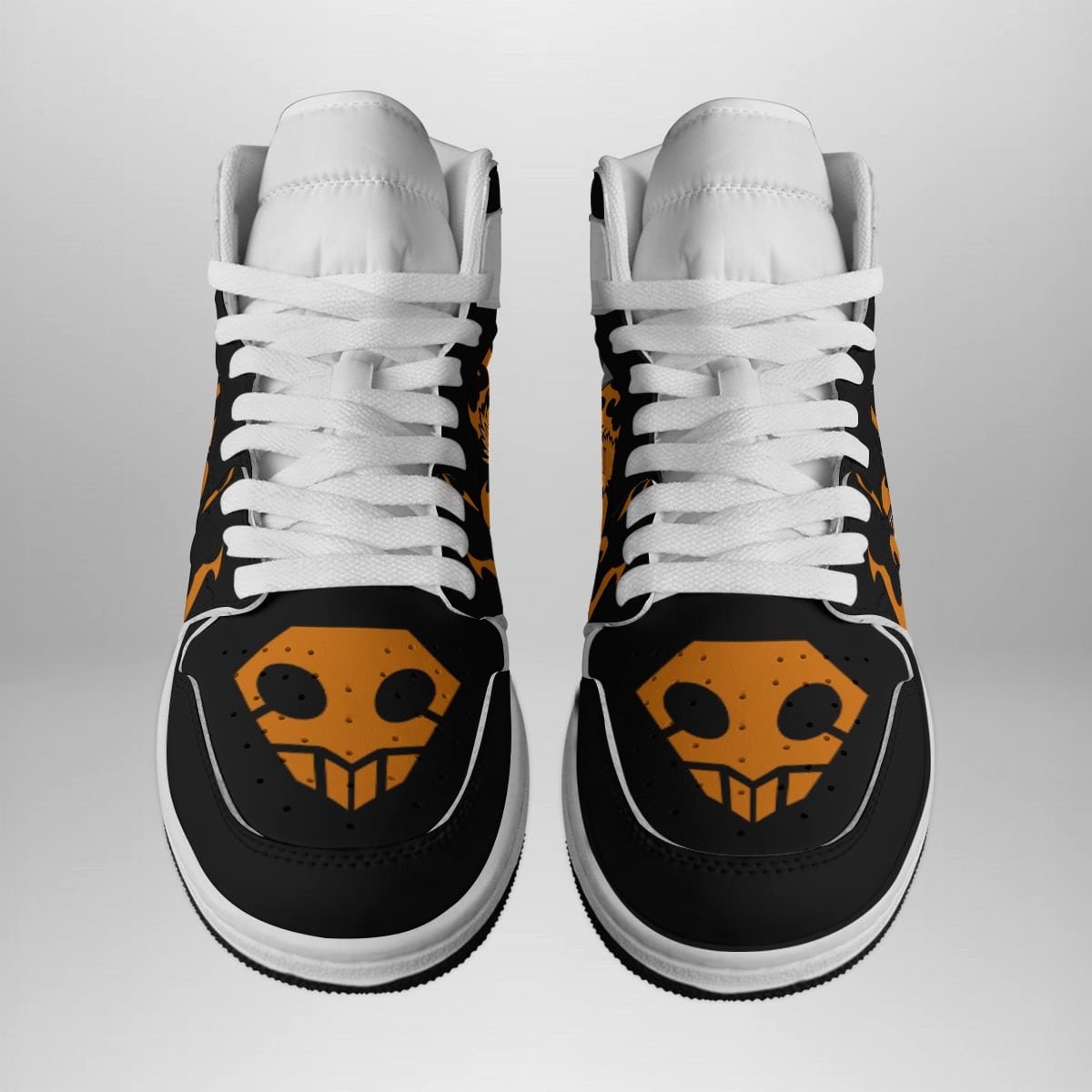 Alternative view of Ichigo Bleach Shonen Character-Inspired Basketball Shoes for Anime Fans - Custom Sneaker Mid 1 Style - Otaku Hall