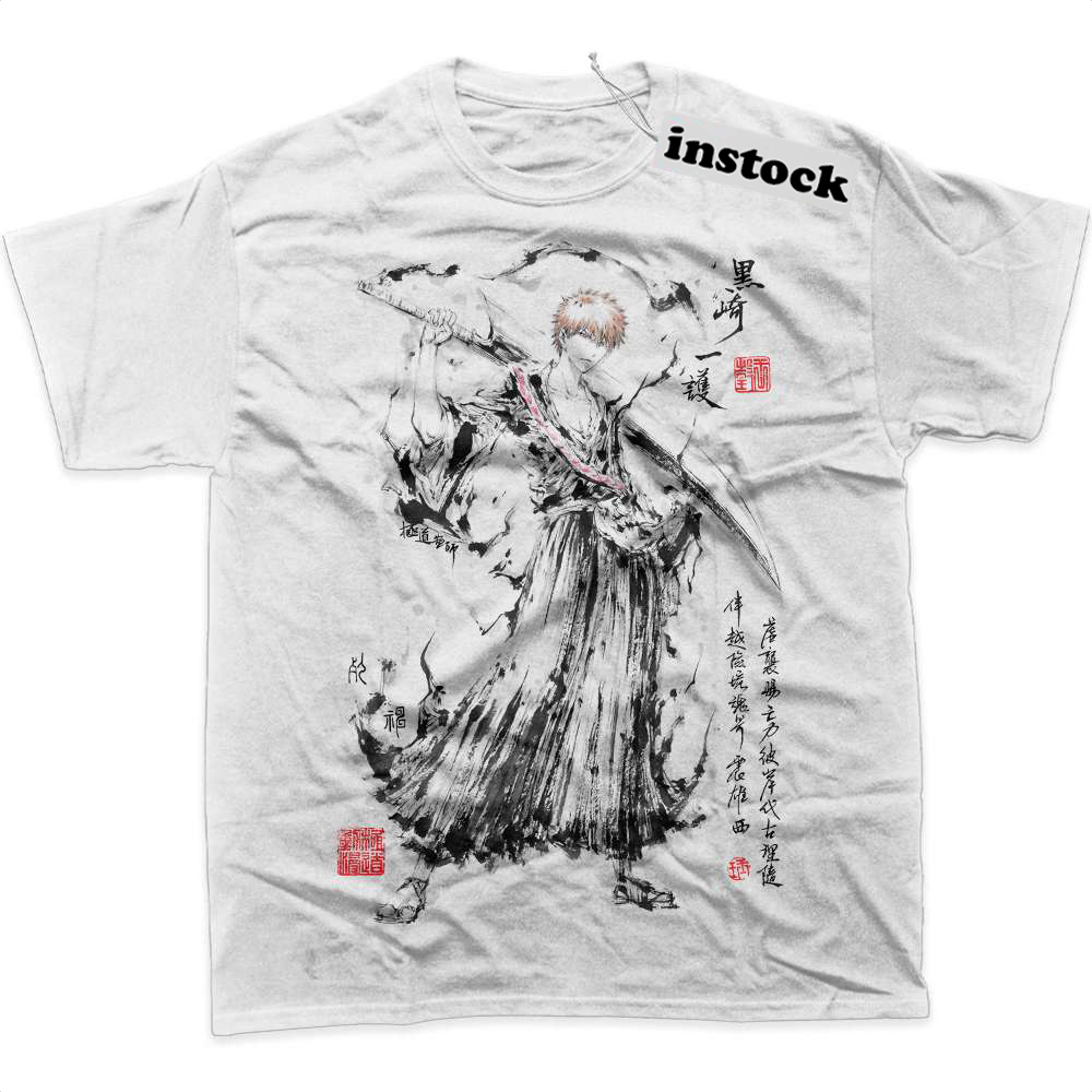 Ichigo Kurosaki Shirt, Bleach Shirt, Anime Shirt, Graphic T-Shirt