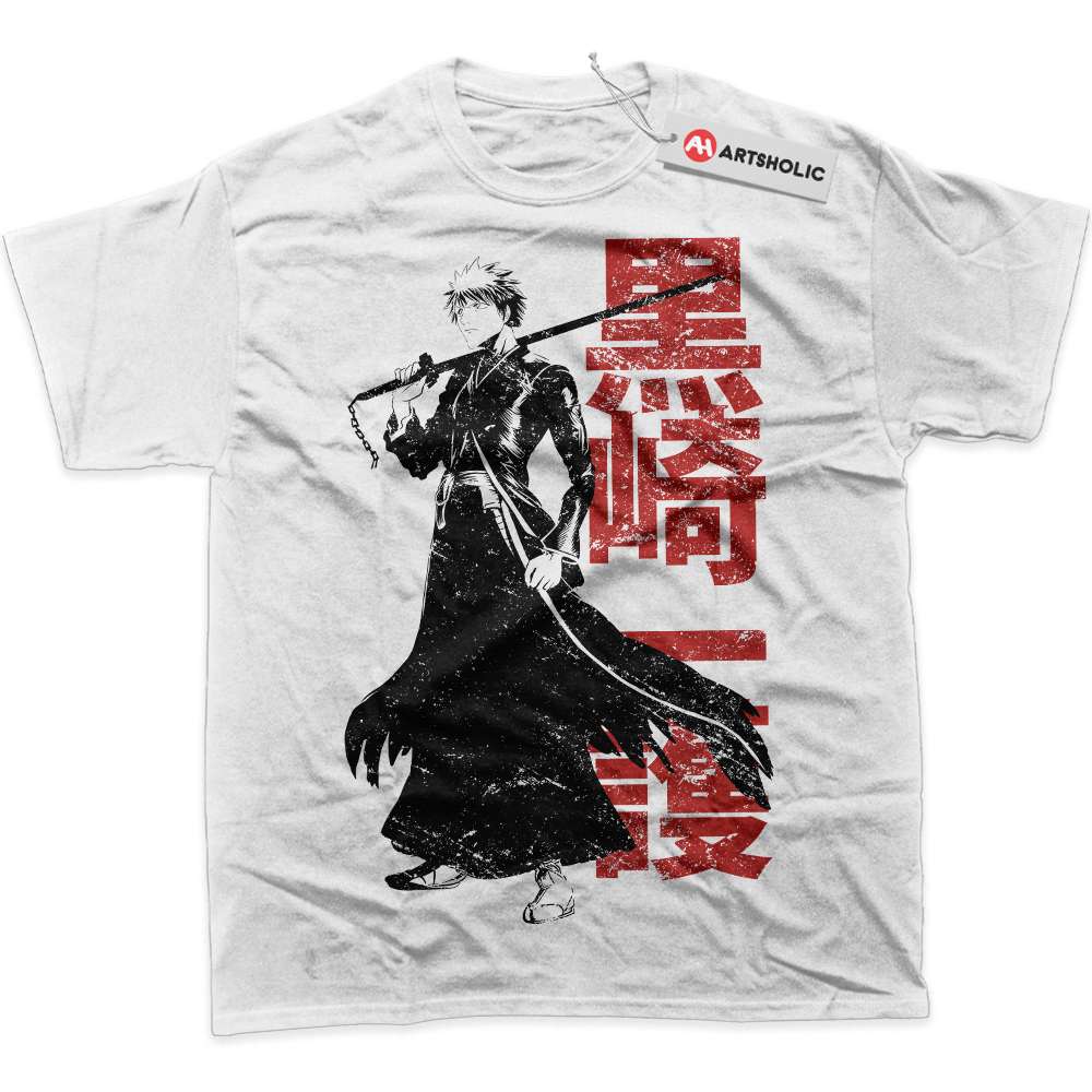 Ichigo Kurosaki Shirt, Bleach Shirt, Anime Shirt, Graphic T-Shirt