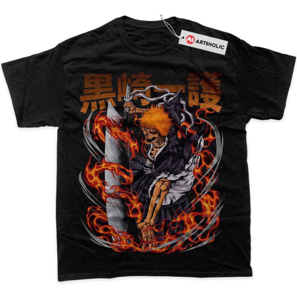 Alternative view of Ichigo Kurosaki Shirt, Bleach Shirt, Anime Shirt, Graphic T-Shirt