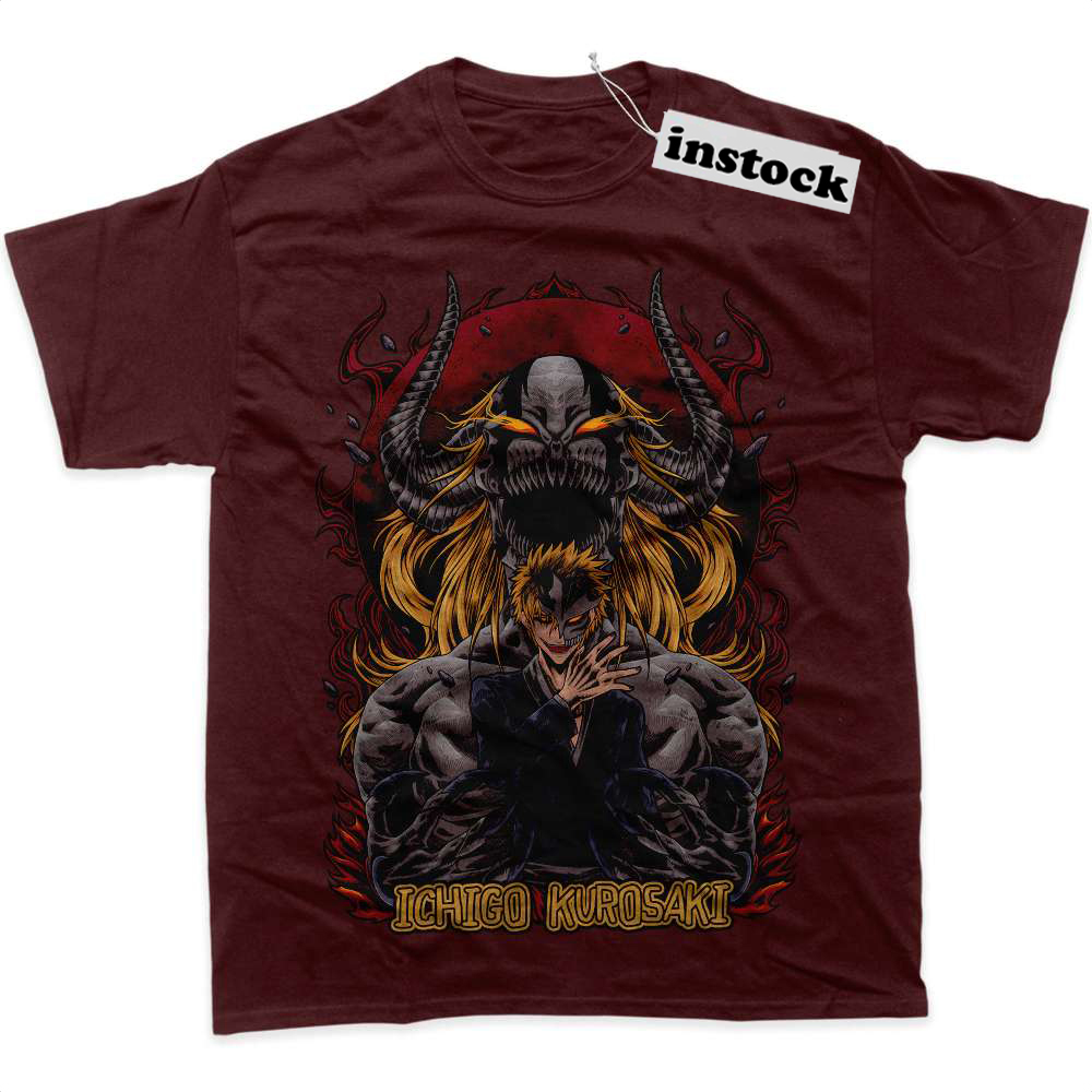 Ichigo Kurosaki Shirt, Bleach Shirt, Anime Shirt, Graphic Tee
