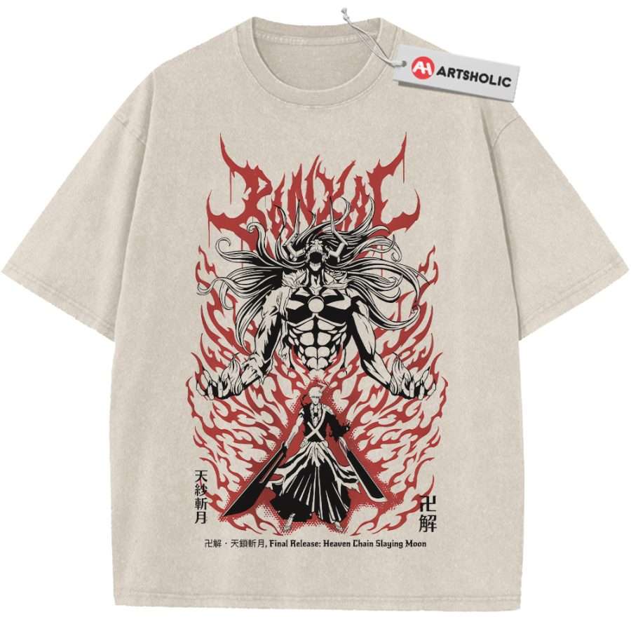 Alternative view of Ichigo Kurosaki Shirt, Bleach Shirt, Anime Shirt, Vintage T-Shirt