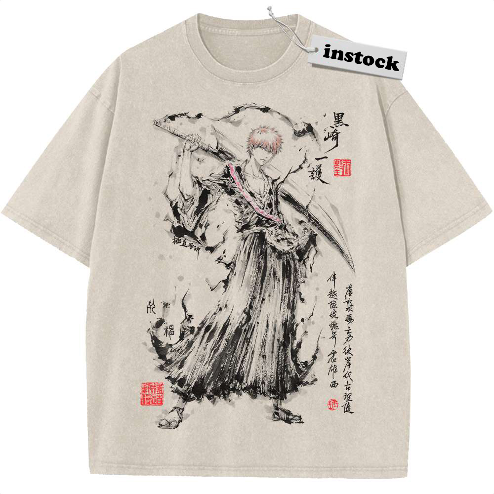 Ichigo Kurosaki Shirt, Bleach Shirt, Anime Shirt, Vintage T-Shirt