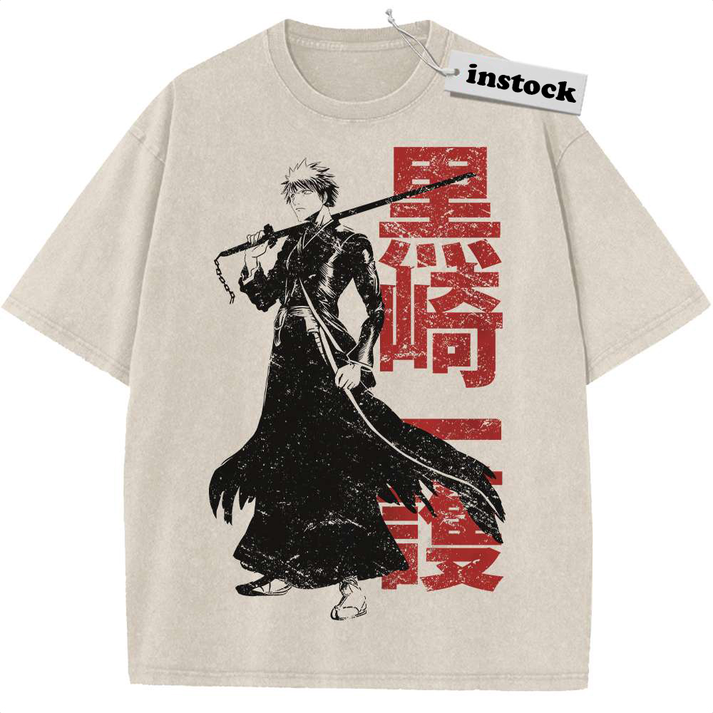 Ichigo Kurosaki Shirt, Bleach Shirt, Anime Shirt, Vintage T-Shirt