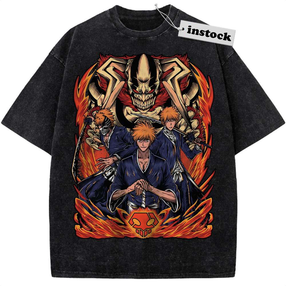 Ichigo Kurosaki Shirt, Bleach Shirt, Anime Shirt, Vintage T-Shirt