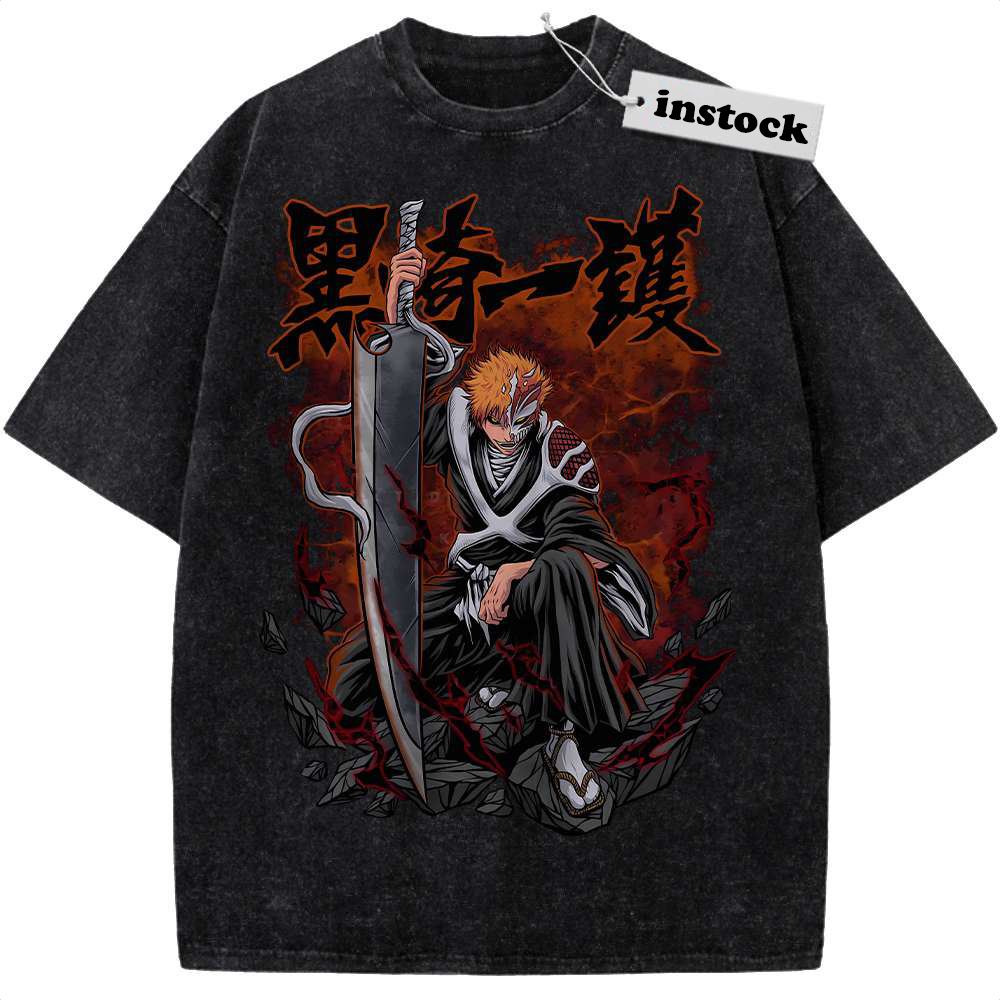 Ichigo Kurosaki Shirt, Bleach Shirt, Anime Shirt, Vintage T-Shirt
