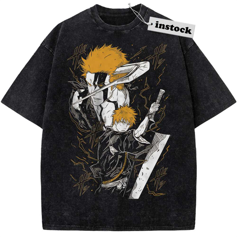 Ichigo Kurosaki Shirt, Bleach Shirt, Anime Shirt, Vintage Tee