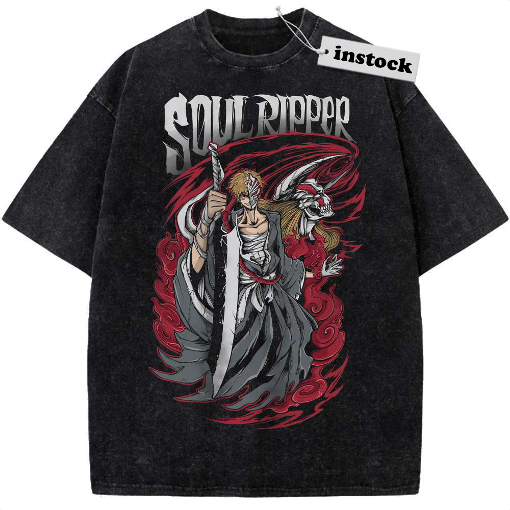 Ichigo Kurosaki Shirt, Bleach Shirt, Anime Shirt, Vintage Tee
