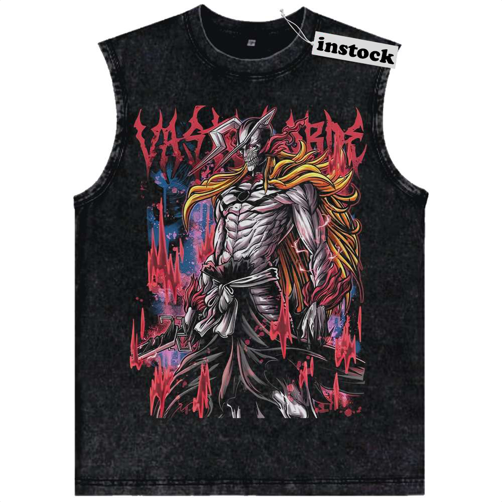 Ichigo Kurosaki Tank Top, Bleach Tank Top, Anime Tank Top, Vintage Tank Top